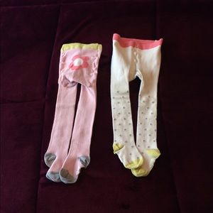 2 Pairs of Mini Boden Tights